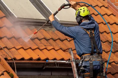 Démoussage et hydrofuge de toiture à Médière